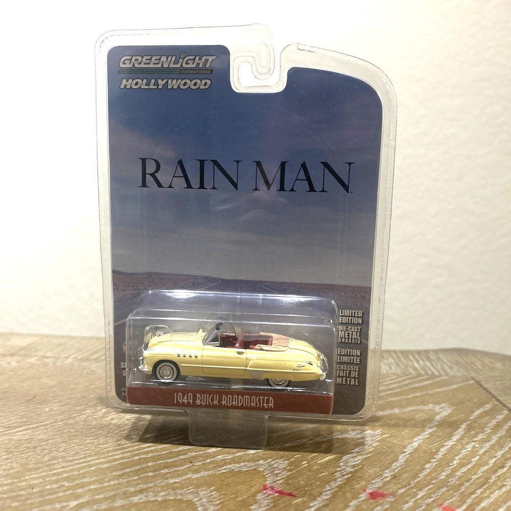 Greenlight Rain Man 1949 Buick Roadmaster Convertible 1:64 Diecast Rubber Tires